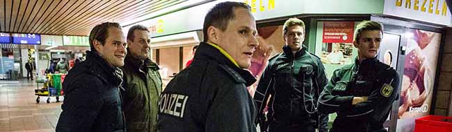 Die Dortmunder CDU-Bundestagsabgeordneten Thorsten Hoffmann und Steffen Kanitz haben die Dienststelle der Bundespolizei im Dortmunder Hauptbahnhof besucht. Foto: Stefan Fercho