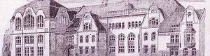 Mit dieser Zeichnung vermittelte die „Dortmunder Zeitung“ in ihrer Ausgabe vom 30. März 1905 ihren Lesern einen ersten Eindruck von dem Schulneubau-Projekt an der Münsterstraße.