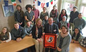 14 Studierende des „Buffalo State College“ (USA) sind erstmals zu Besuch in der Partnerstadt Dortmund.