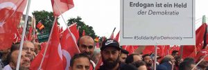 Die UETD war einer der Organisatoren der Pro-Erdogan-Demo Ende Juli 2016 in Köln. Foto: Correctiv.Ruhr