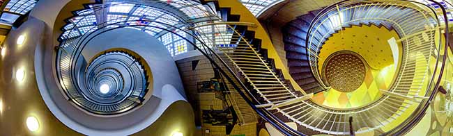 Fotograf Hendrik Müller hat sich dieser Architektur mit den Möglichkeiten der Panorama-Fotografie angenommen