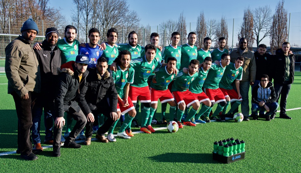 Mannschaftsfoto des MSV Dortmund - er spielt im Hoeschpark. Foto: Wolf-Dieter Blank