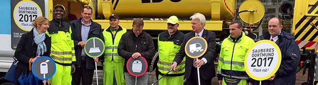 Zum vierten Mal startet die stadtweite Aktion „Sauberes Dortmund - Mach mit!“, zu der die Stadt Dortmund und Entsorgung Dortmund (EDG) zur Unterstützung aufrufen.