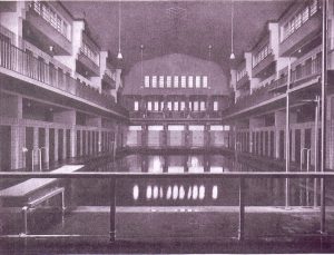 1932 wurde das völlig neu gestaltete Nordbad eröffnet. Foto: Deutsche Bauzeitung