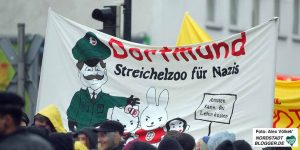 „Dortmund - Streichelzoo für Nazis“ - die Reaktion der Antifa auf die Urteile war eindeutig.