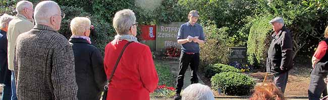 Die dkp gedenkt auf dem Nordfriedhof jedes Jahr im März der Opfer des so genannten Kapp-Putsches.