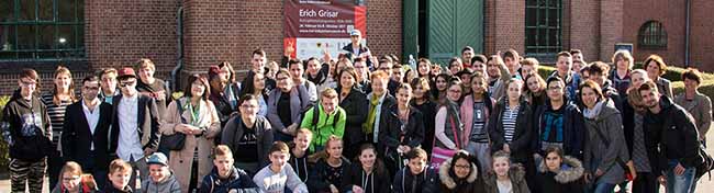 Schüler aus der Nordstadt besuchten die Grisar-Ausstellung.