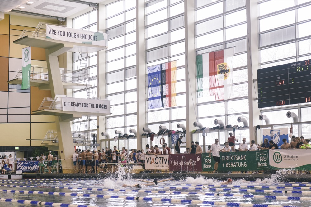 Zum zweiten Mal fanden die Swim Race Days im Südbad statt. Foto: Jan Weckelmann