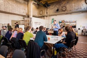 Die seit dem Auszug der Fachhochschule leerstehende Halle soll wieder mit Leben gefüllt werden.