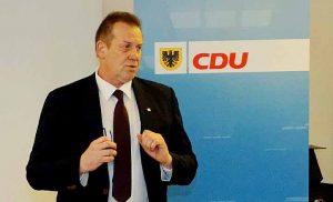 Der CDU-Bundestagsabgeordnete Thorsten Hoffmann hatte zur Gesprächsrunde eingeladen.