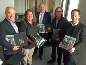 Prof. Dr. Ferdinand Ullrich, Dr. Rosemarie Pahlke, Jörg Stüdemann, Prof. Maik Löbbert und Martin Lehmann.