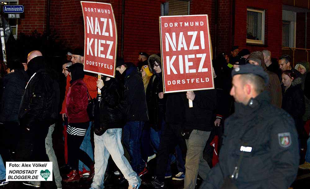 Die „Nazi-Kiez“-Plakate sind auf Demos erlaubt, nicht aber im Wahlkampf.