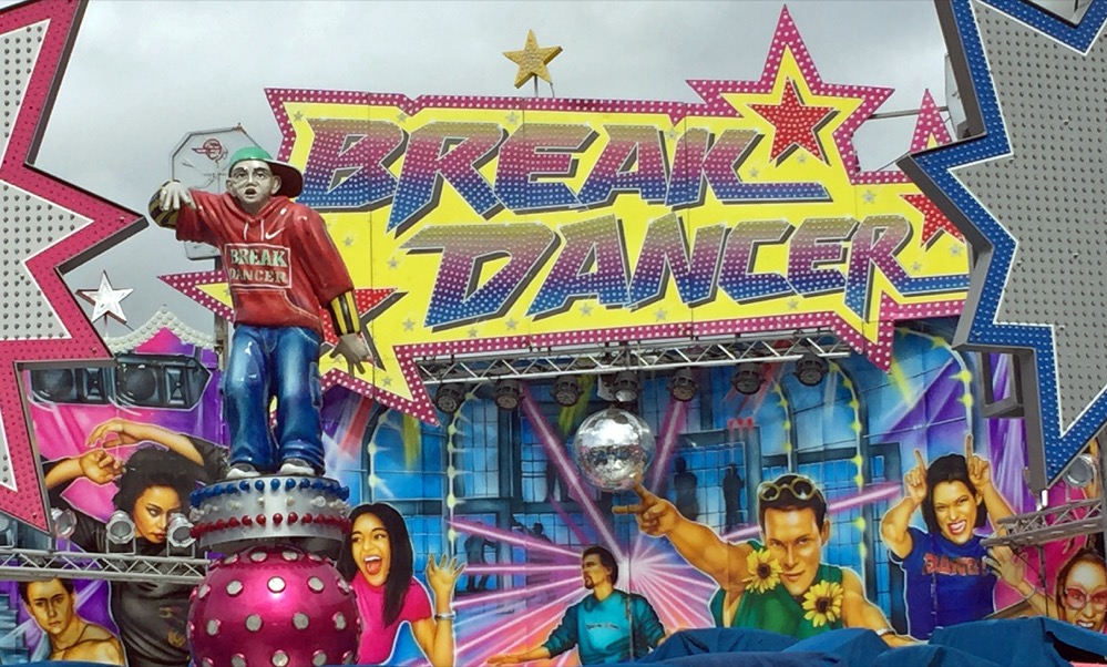 Bei jungen BesucherInnen immer beliebt und der Treffpunkt: Break Dance.