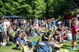 Gut besucht war das Westparkfest am Donnerstag. Es geht noch bis Sonntag weiter.