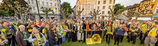 In der BVB-Gründungskirche gibt es einen ökumenischen Pokal-Gottesdienst.