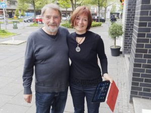 Reinhard Junge und Christiane Bogenstahl lasen aus ihrem Krimi „Datengrab“.