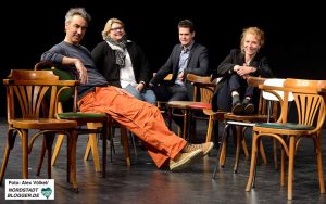 Kai Bettermann, Katrin Köster, Felix Eichhorn und Lene Harlan haben das Projekt realisiert. Foto: Alex Völkel