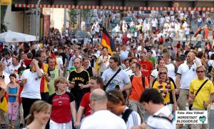 Die Feinmeile vom Hauptbahnhof zum Stadion war 2006 eine der Attraktionen.