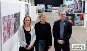 Suzan van den Berg, Claudia Schenk und Wolfgang Boedeker stellten die Dortmunder Ausstellung vor.