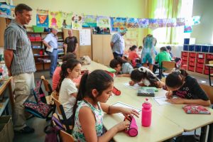 Gesundheitsförderung ist sich in den Willkommensklassen der Oesterholzgrundschule ein Thema.