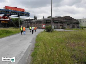 Die als Emscherschlösschen bezeichnete Werkstatthalle soll nach Möglichkeit erhalten bleiben.