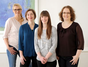 Claudia Ebbers, Claudia Chmel, Ria Burow, Martina Breuer (nicht im Bild: Johanna Gerke und Irene Kusenberg). Foto: Ricarda Mohr