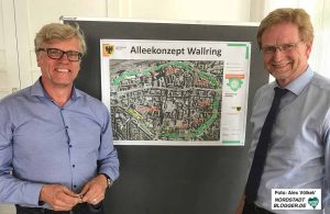  Martin Rüthers und Ludger Wilde stellten das neue Zukunftskonzept für den Wallring vor.