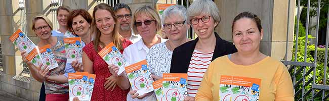 Das größer gewordene Team der Katholischen Erwachsenen- und Familienbildung (KEFB) Dortmund stellte das neue Bildungsprogramm vor. Foto: Michael Bodin / pdp