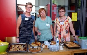 Das Team vom Büffet: v.l. Gabi Hilpert, Dagmar Winkler und Regina Tews.