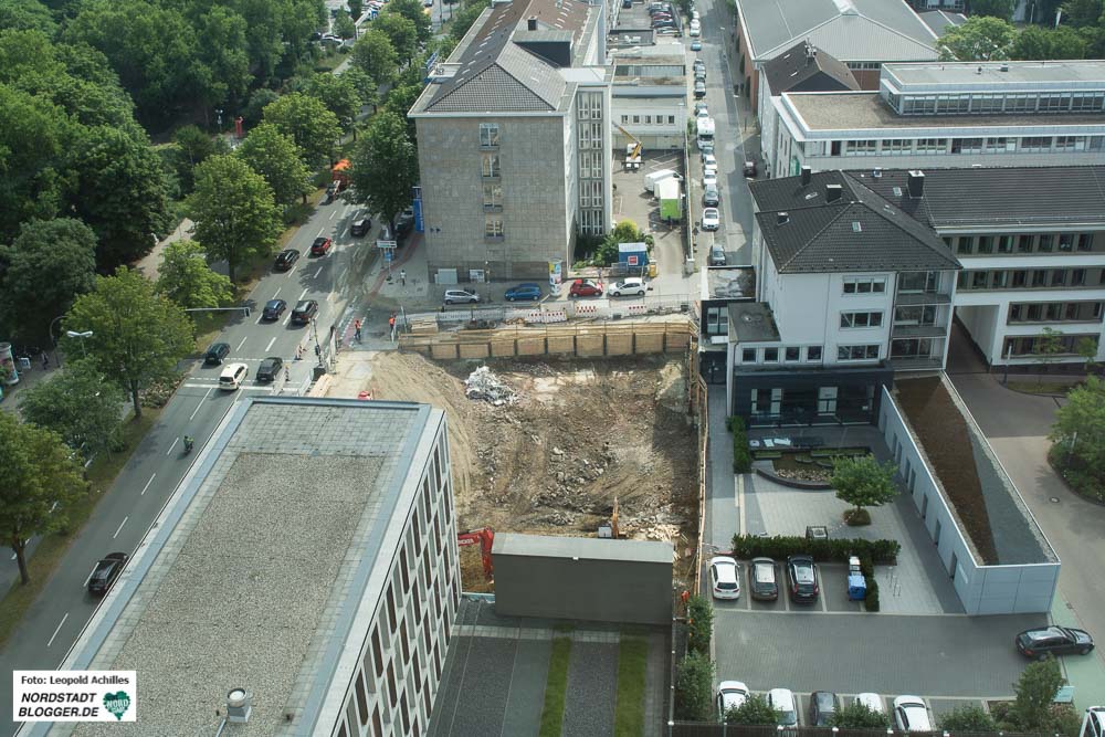 Volkswohl Bund Baustelle Neubau von oben -1
