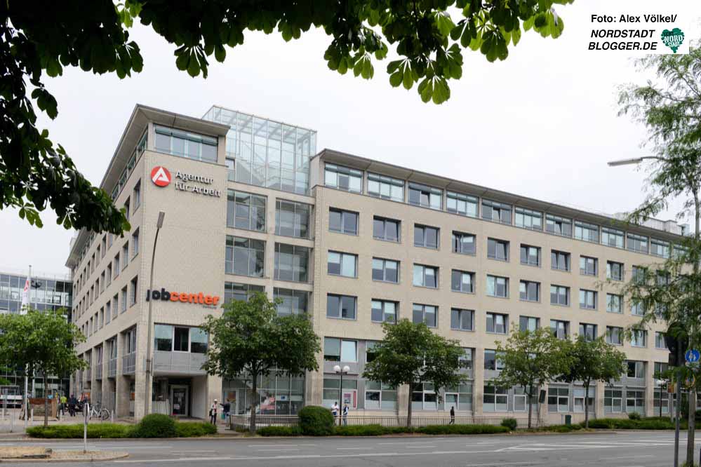 An der Steinstraße in der Nordstadt in ist die Zentrale von Agentur für Arbeit und Jobcenter in Dortmund.