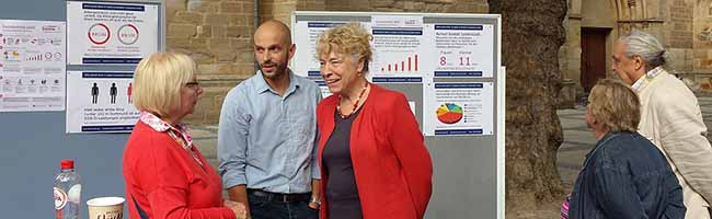 Marco Bülow und Gesine Schwan standen zum Thema „Sozialwende jetzt!“ Rede und Antwort. Foto: Claus Stille