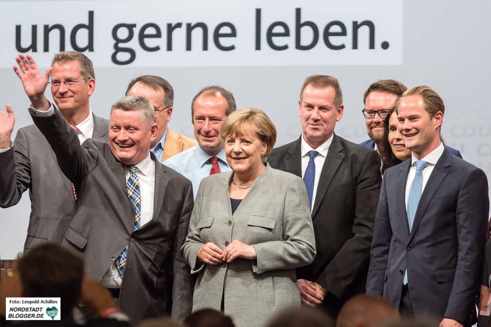 In der Westfalenhalle 2 startete die CDU ihren Wahlkampf. Fotos: Leopold Achilles