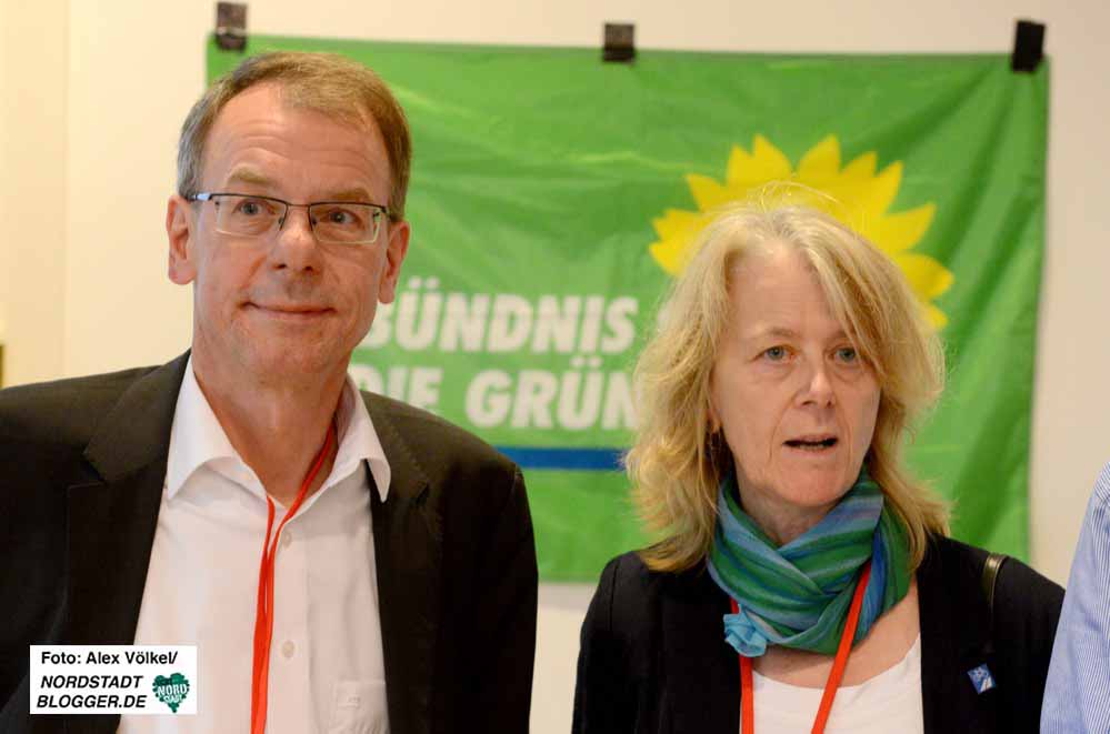 Markus Kurth und Ingrid Reuter haben für die Grünen kandidiert. Foto: Alex Völkel