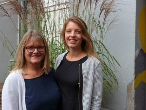 Die Sozialarbeiterinnen Regine Reinalda und Ann-Christin Czub unterstützen die Mitternachtsmission. 