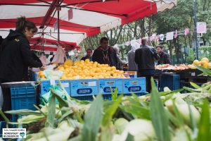 Markt auf dem Nordmarkt in Dortmund