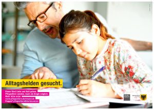 Alltagshelden gesucht - Kampagne des Kinderpflegedienstes im Jugendamt