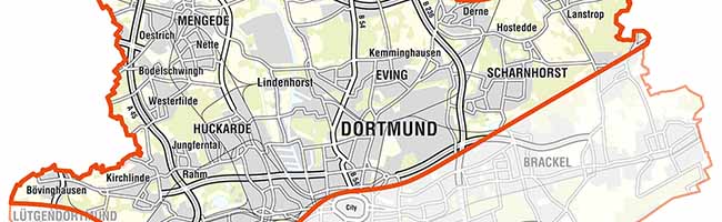 Das Projektgebiet von Nordwärts
