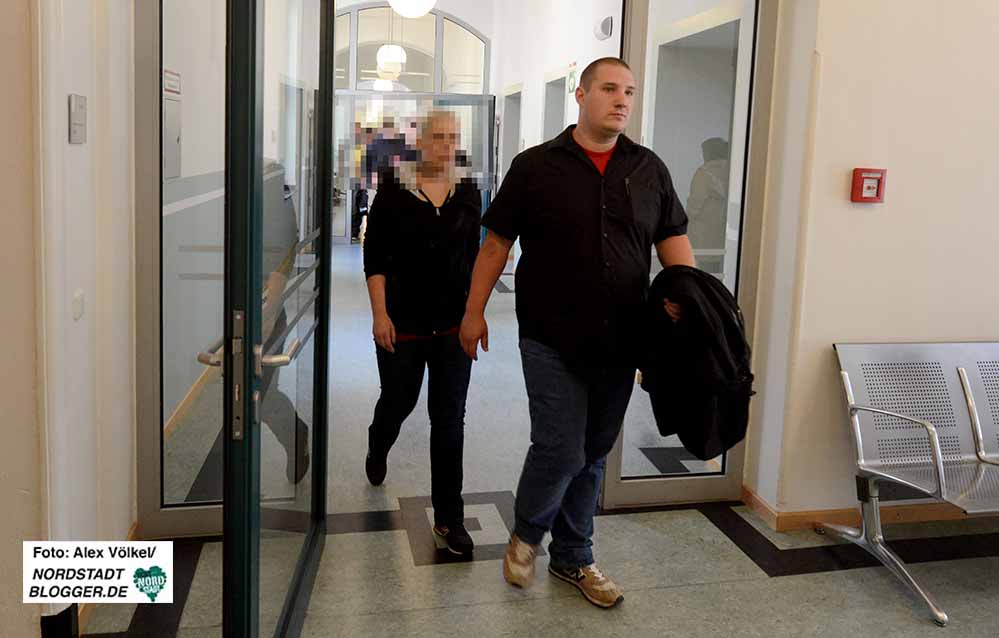 Neonazi-Paar: Damiana G. und der Scharnhorster Bezirksvertreter Andre Penczek im Gericht.