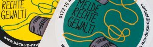 Back-Up Kampagne gegen rechte Gewalt in 2018