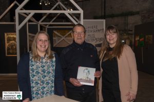 Zeitzeuge Heinz Tafel und die Kuratorinnen der Ausstellung RevierGestalten