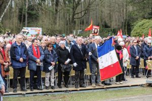 Die französische Delegation während der Veranstaltung.