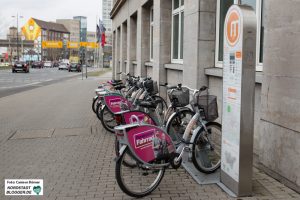 Metropolradruhr- Fahrräder am Hohen Wall.