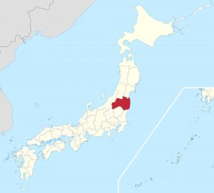 Lage der Präfektur Fukushima in Japan. Grafik: Wikipedia