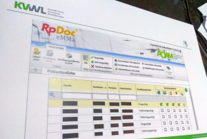 Übersicht im Menü der Software: Patienten der Barmer GEK können über ihre Teilnahme an der Studie entscheiden.