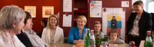 Bundesfamilienministerin Franziska Giffey zu Besuch im Mütterzentrum in Dortmund Dorstfeld.