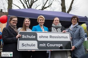 Die Bundesfamilienministerin war auch auf dem Demokratie-Festival in Dortmund Dorstfeld zu Besuch. 