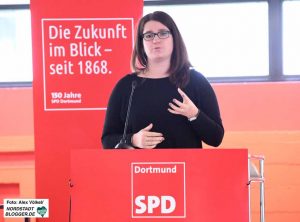 Anna Spaenhoff (Jusos Dortmund) ist als Beisitzerin in den neuen Landesvorstand der NRW-SPD gewählt worden.