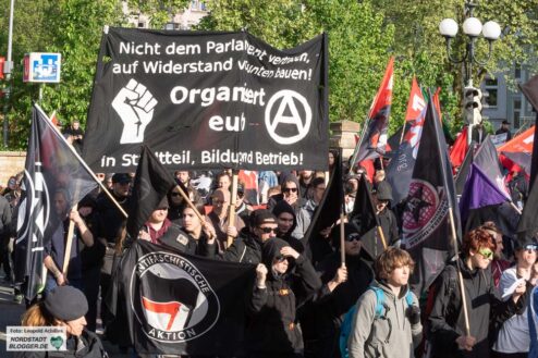 Anarchistische 1. Mai Demo in Dortmund