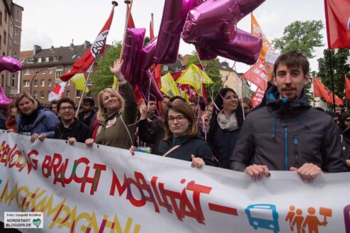 Demo zum 1. Mai in Dortmund